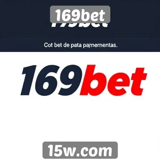 Métodos de pagamento disponíveis na 169bet